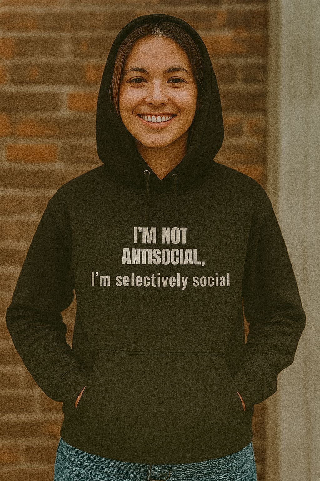 I'm not antisocial, I'm selectively social - Hoodie (🔥$5 off at checkout)